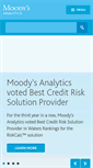 Mobile Screenshot of moodysanalytics.com